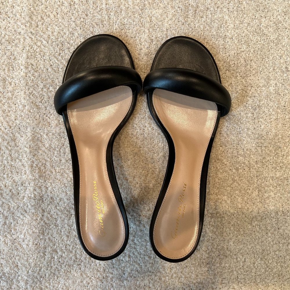 Gianvito Rossi Bijoux 55 Leather Mules